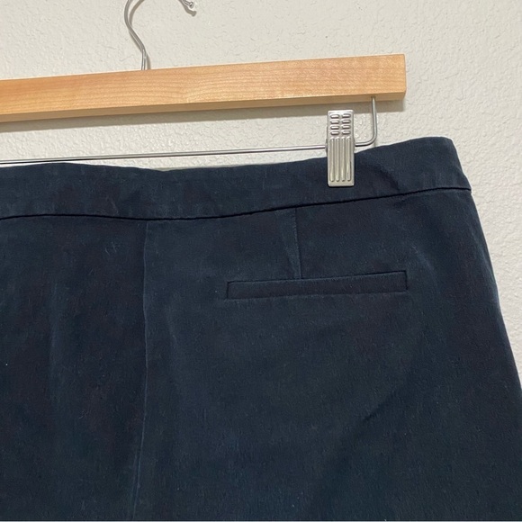 Eileen Fisher Dark Navy Blue Pull on Trousers - Picture 9 of 11